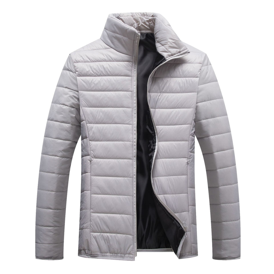 Herren Steppjacke mit hochgeschlossenem Kragen und wärmender Füllung R&B