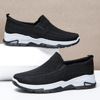 Damen Bequeme Slip-On Sneakers mit atmungsaktiver Oberflächenstruktur R&B