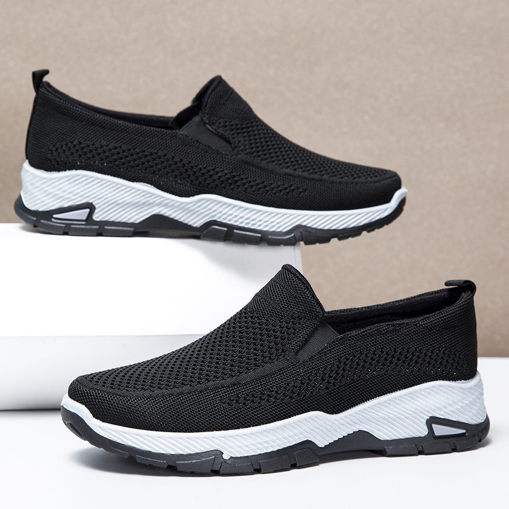 Damen Bequeme Slip-On Sneakers mit atmungsaktiver Oberflächenstruktur R&B