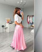 Damen elegantermaxirock mit fließendem Schnitt R&B