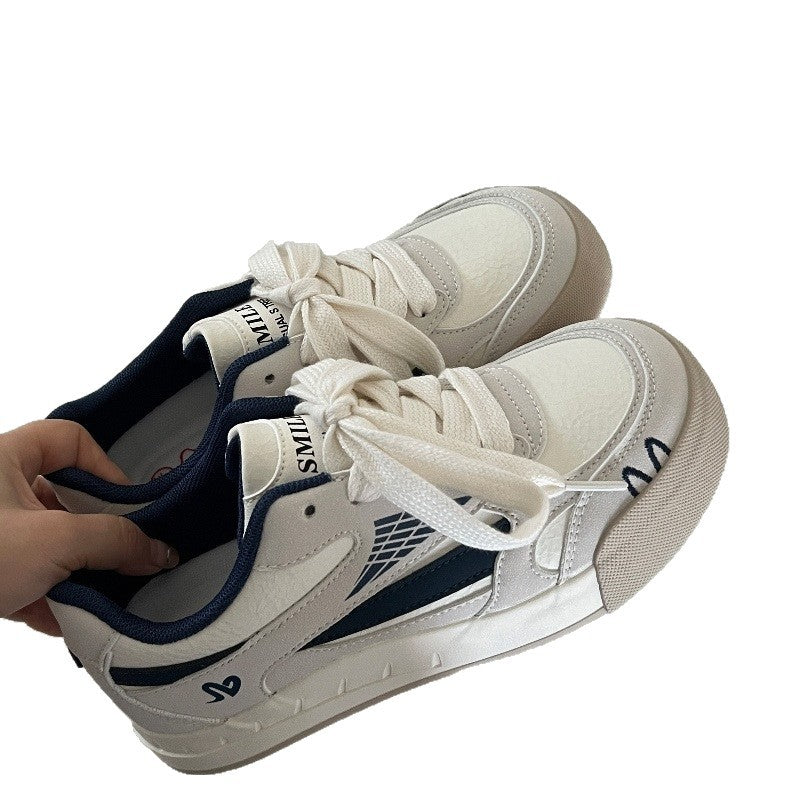 Damen modische Sneaker mit bequemer Schnürung