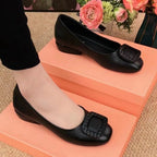 Damen Ballerinas mit modischer Schnallenverzierung R&B