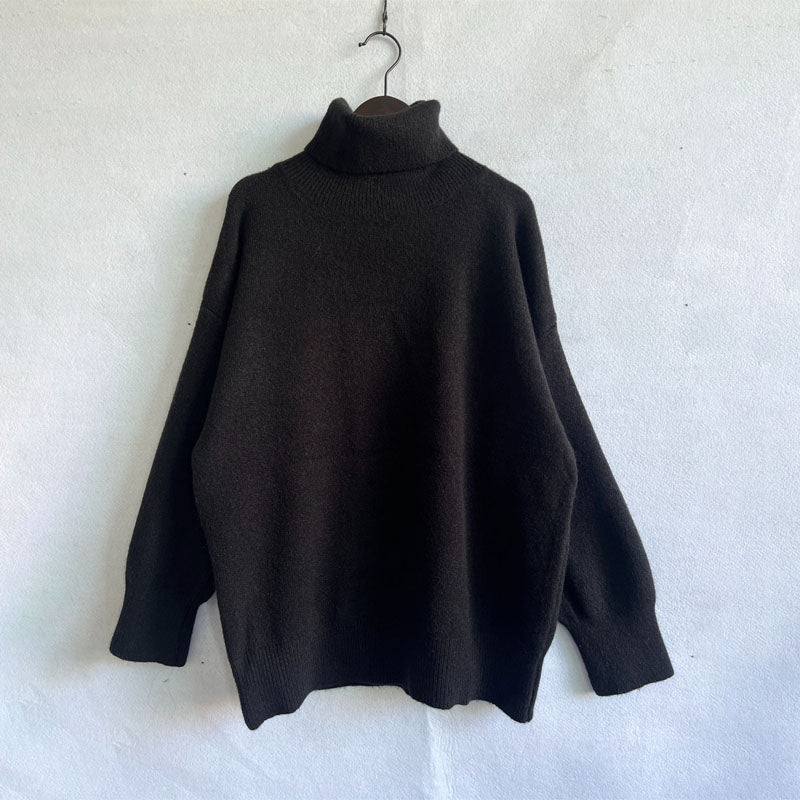 R&B | Einfarbiger Warmer Strickpullover Für Alltag