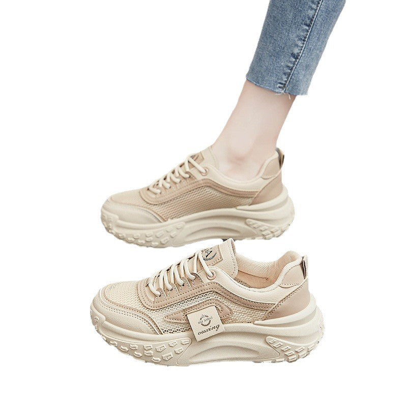 Damen Sportliche Sneakers mit atmungsaktivem Mesh-Obermaterial und innovativer Dämpfungstechnologie R&B