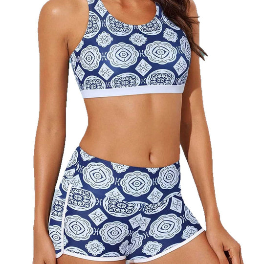 Damen Sportliches Tankini-Set R&B