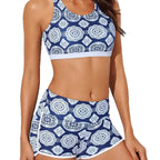 Damen Sportliches Tankini-Set R&B