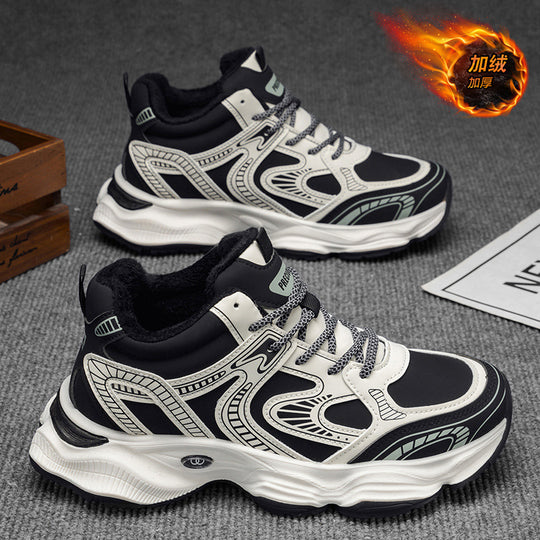 Damen Sportliche Winter Sneakers mit isolierender Innensohle und rutschfester Sohle R&B