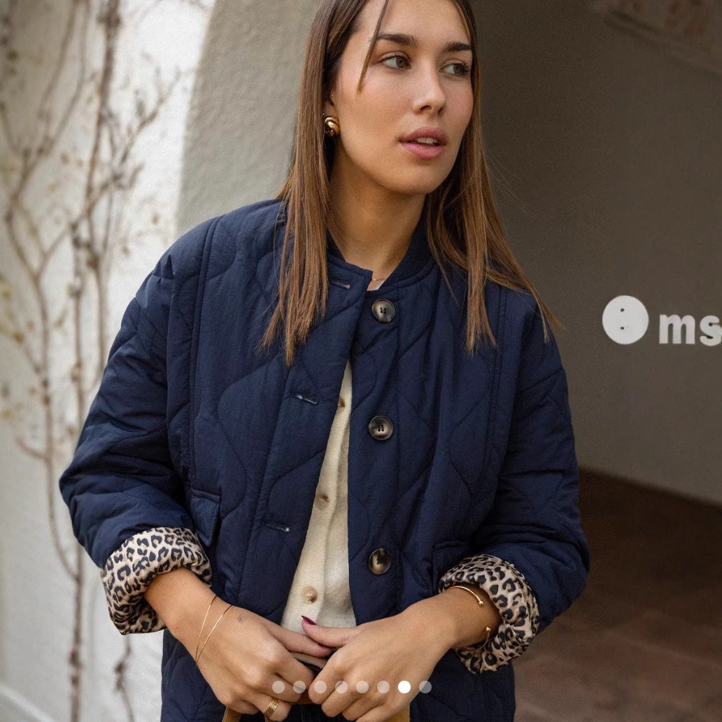 Damen Steppjacke mit strukturiertem Design und praktischen Taschen R&B