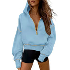Damen Sportliche Kapuzenpullover R&B