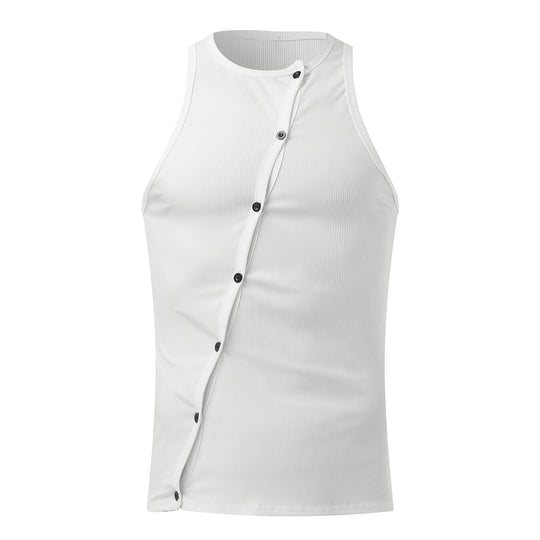Damen sportliches ärmelloses Tanktop mit innovativem Schnürdesign R&B