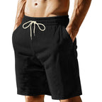 Herren nan knielange Bermudashorts mit elastischem Bund Kordelzug und Seitentaschen R&B