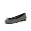 Damen Ballerinas aus hochwertigem Filz mit verspieltem Schleifendetail