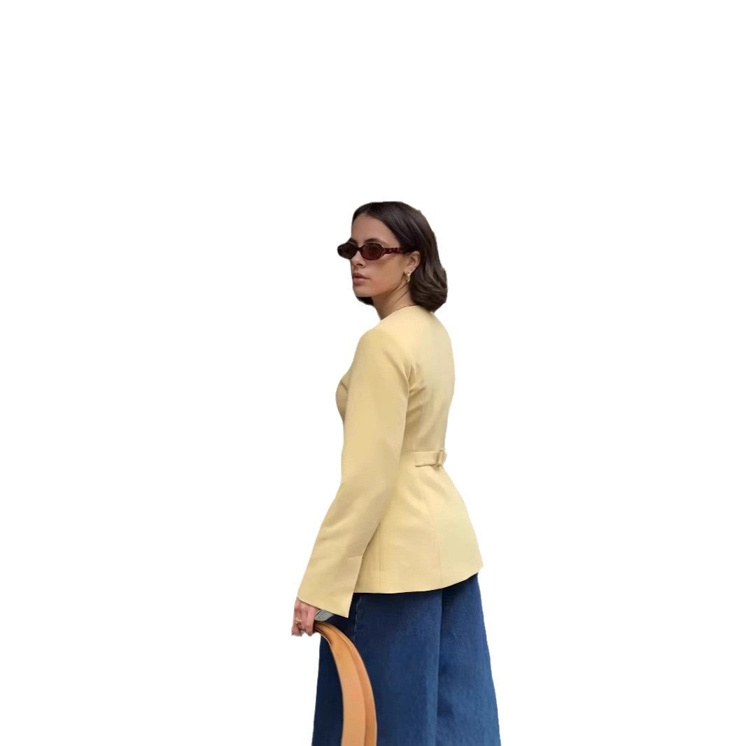 Damen moderne Schnürjacke R&B