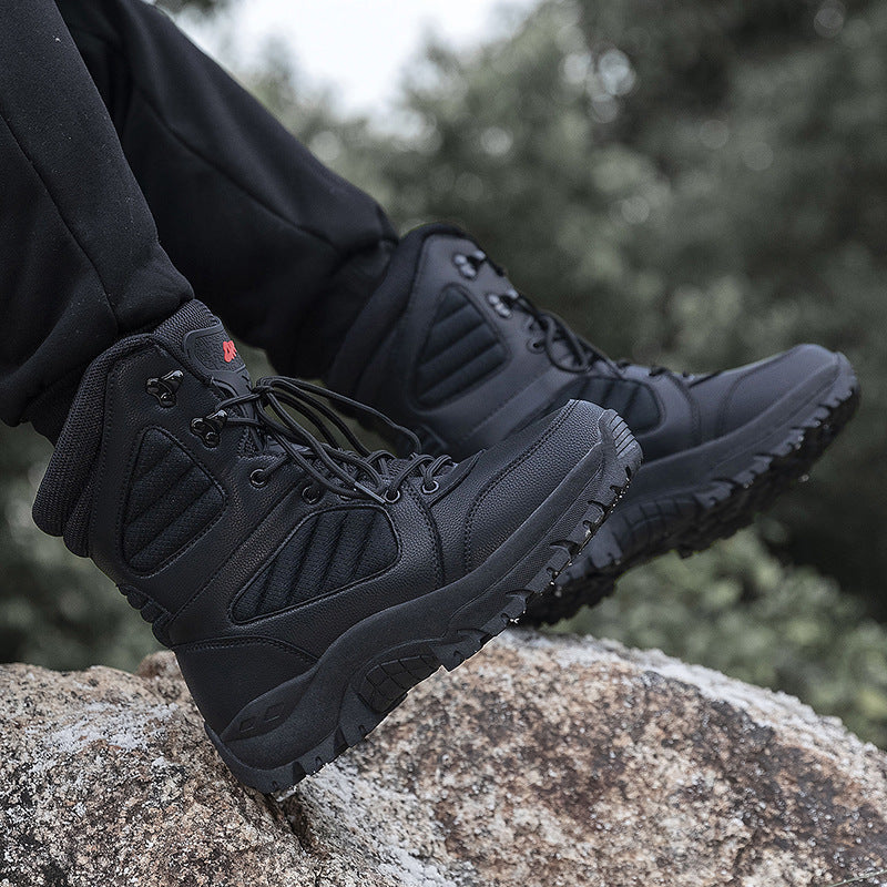 Herren robuste Multifunktionsstiefel mit hoher Knöchelunterstützung und rutschfester Sohle R&B