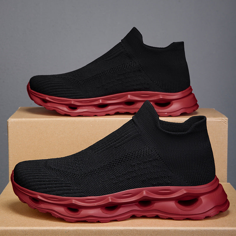 Damen Hochentwickelte Sportliche Sneakers mit elastischem Strickoberteil und dämpfender Sohle R&B