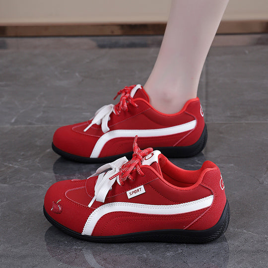 Damen Sportliche Sneakers mit gepolsterter Sohle und atmungsaktiver Mesh-Oberfläche R&B