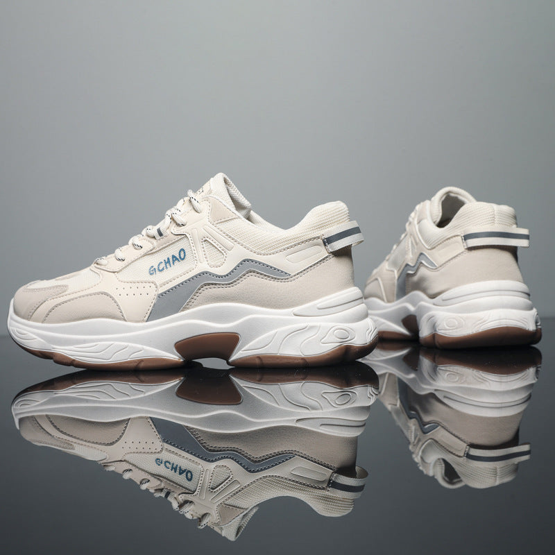 Damen Modische und bequeme Sport-Sneaker mit atmungsaktiver Mesh-Oberfläche und dämpfender Sohle R&B