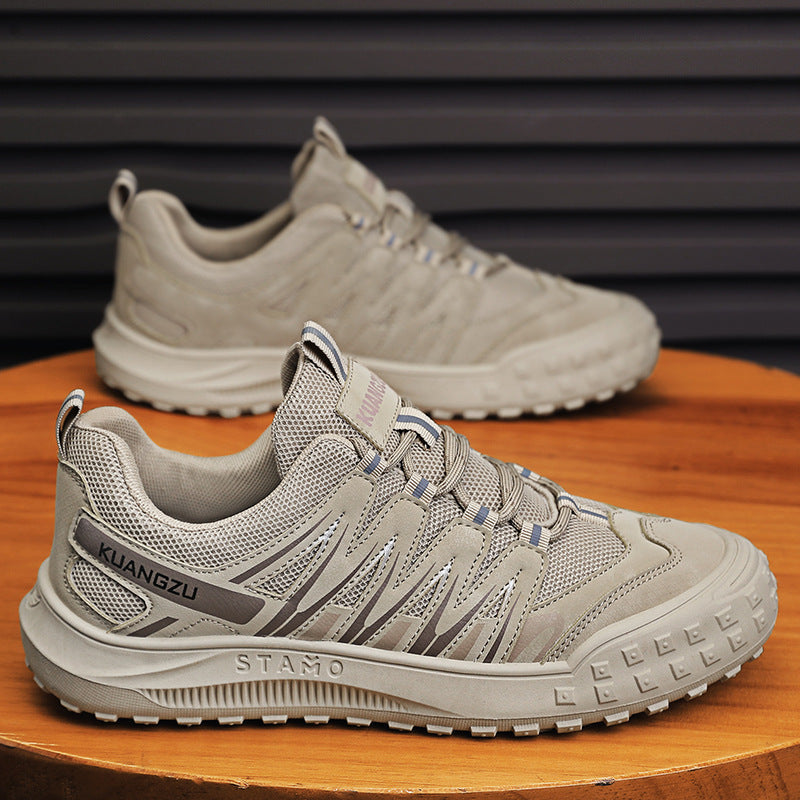 Damen Sportliche Freizeitsneaker mit atmungsaktivem Mesh und robustem Sohlenprofil R&B