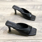 Damen elegante Mules mit geschwungenem Design R&B