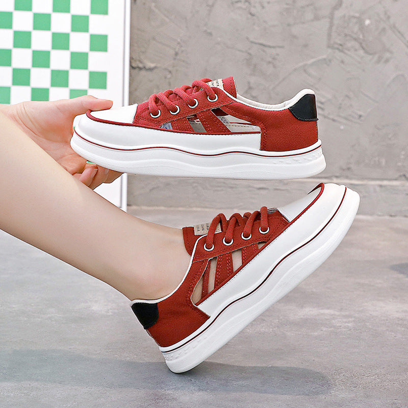 Damen Sneakers mit atmungsaktiven Einsätzen und rutschfester Sohle R&B