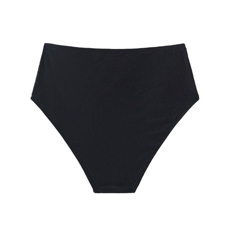 Damen Hochgeschnittener Bikini-Slip mit dekorativem Gürteldetail R&B