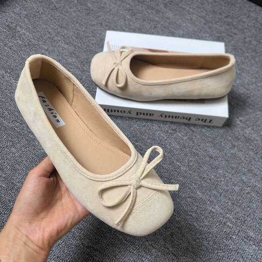Damen Ballerinas mit elegantem Schleifen-Detail und softem Innenfutter R&B