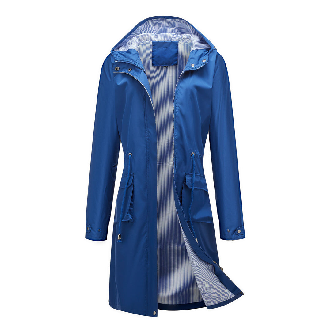Damen winddichte Freizeitjacke mit praktischen Kordelzügen und Innenfutter R&B