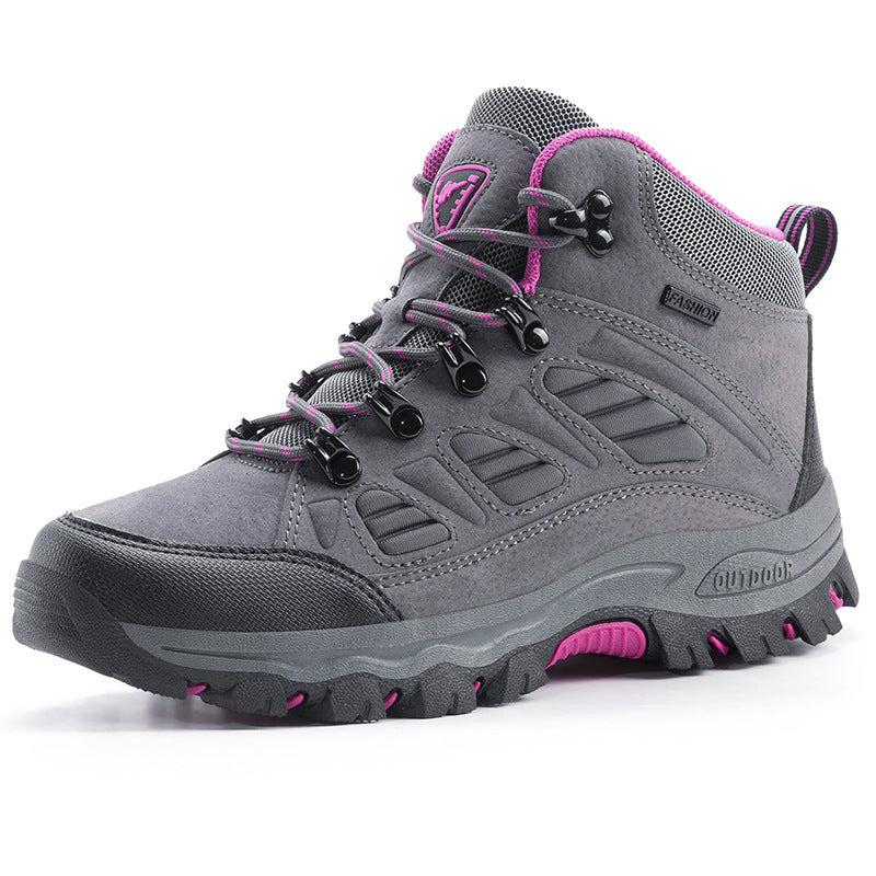 Damen langlR&Bige Wanderschuhe mit hochgriffiger Sohle R&B