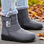 Damen Isolierte Winterstiefel mit weichem Innenfutter und praktischen Schnallen R&B