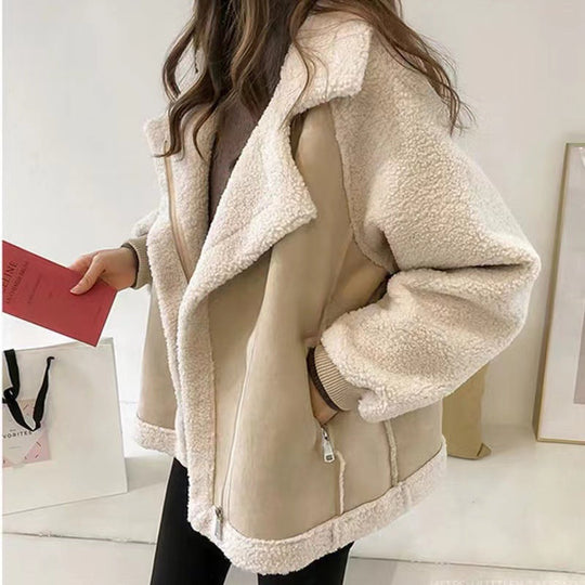 R&B | Overgrößed Plüschjacke