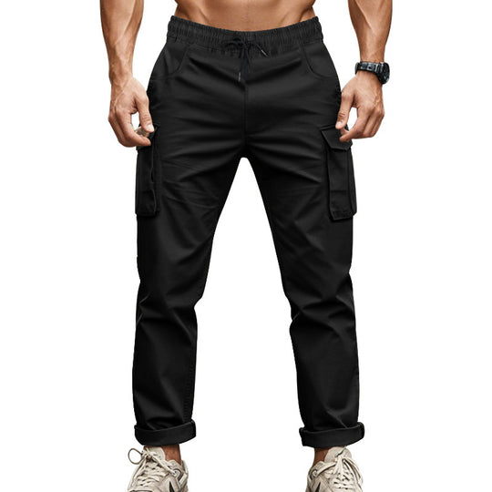 Herren Cargo-Hose mit elastischem Bund und praktischen Seitentaschen R&B 1758812816