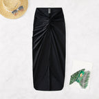 Damen Elegant geschnittener Wickelrock R&B