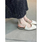 Damen elegante Mules mit Floral-Design R&B