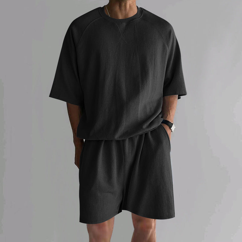 Herren funktionales Freizeit-Set aus atmungsaktivem Material mit bequemer Passform R&B