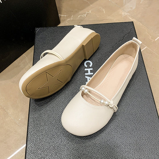 Damen Ballerinas mit eleganter Perlenapplikation und komfortablem Fußbett R&B
