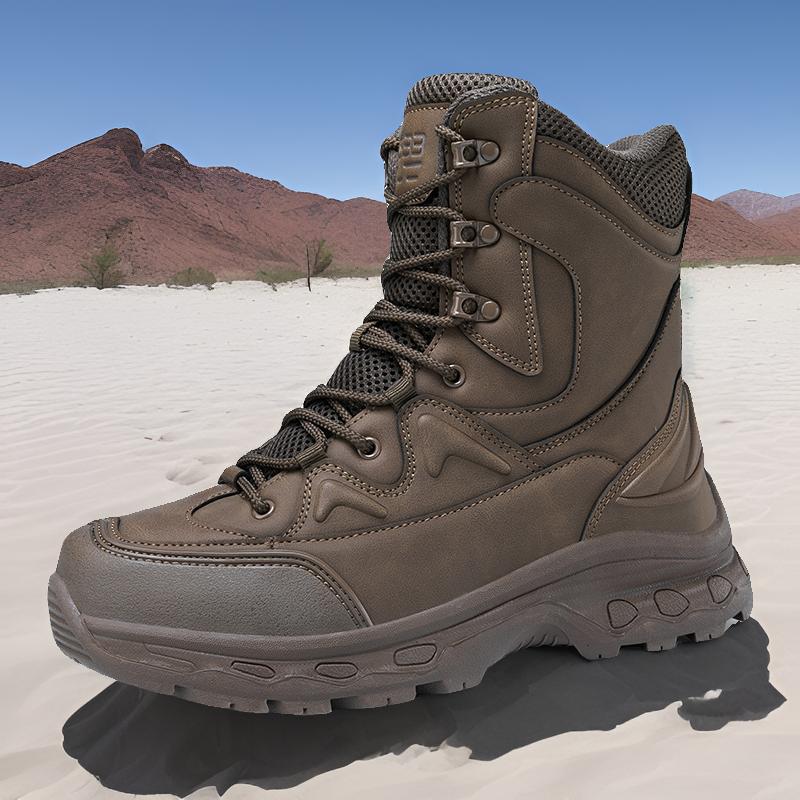 Herren Tactical Stiefel mit hohem Knöchel und rutschfester Sohle R&B