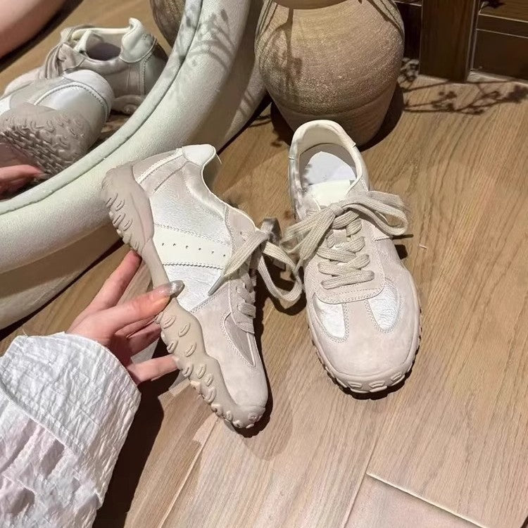 Damen Sportliche Sneakers aus hochwertigem Wildleder mit robustem Sohlenprofil R&B