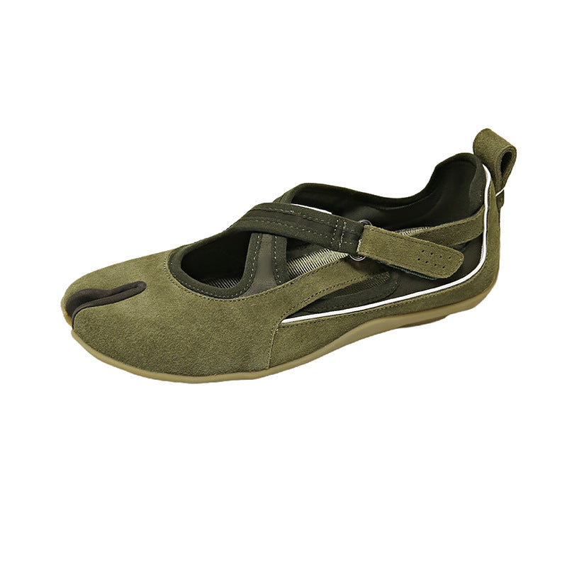 Damen Sportliche Ballerinas mit flexiblem Riemchen und atmungsaktivem Obermaterial R&B
