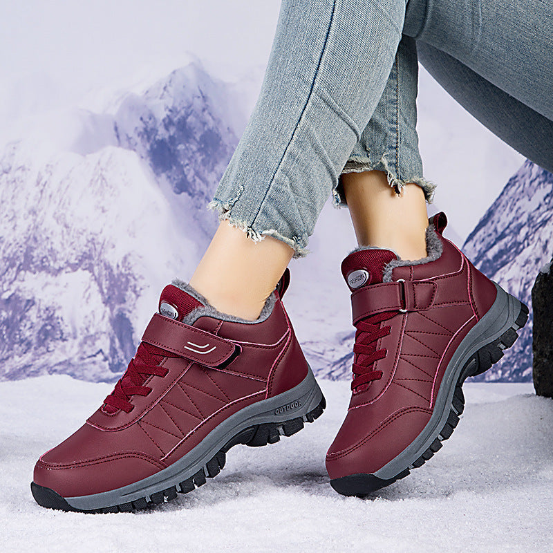 Damen Wetterfeste Outdoor-Sneakers mit isolierendem Innenfutter und rutschfester Sohle