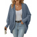 Damen lässige Strickjacke mit oversized Schnitt und lässigen Ärmeln R&B