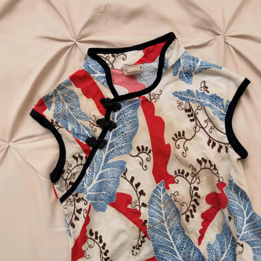 Damen Chinesisches Dekorativ-T-Shirt R&B