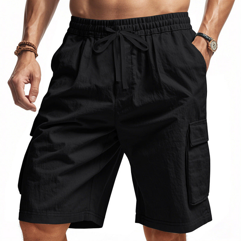 Herren Cargo-Shorts mit elastischem Bund und praktischen Seitentaschen R&B 1757709064