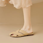 Damen elegante Clogs mit geschmackvollem Riemendesign