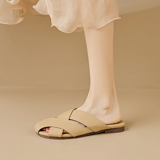 Damen elegante Clogs mit geschmackvollem Riemendesign R&B