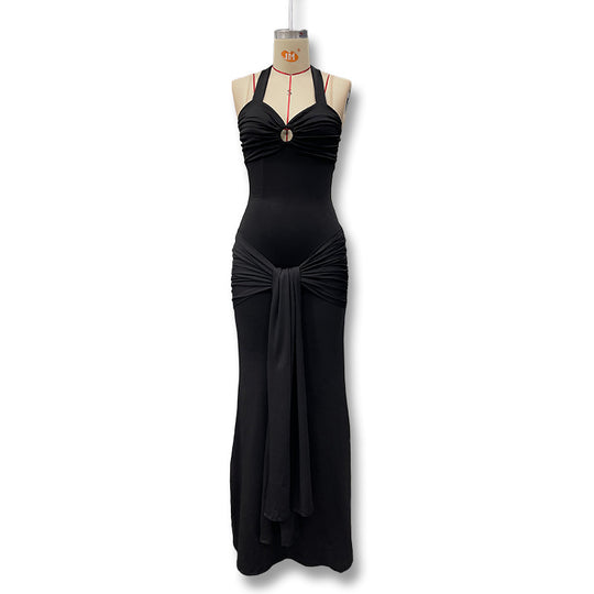 Damen Figurschmeichelndes Abendkleid mit raffiniertem Design R&B