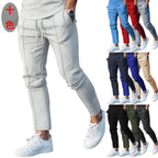 Herren Sportliche Freizeithose mit seitlichen Taschen und elastischem Bund R&B