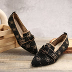 Damen Stilvolle und komfortable Ballerinas mit großem Schleifendetail R&B