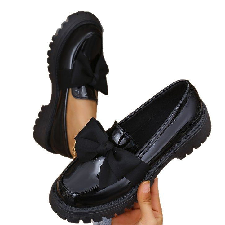 Damen modische Ballerinas mit großen Schleifen R&B