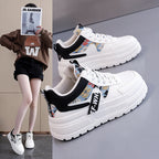 Damen modische Chunky Sneakers mit auffälligem Grafikdesign R&B