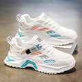 Damen Sportliche Sneakers mit atmungsaktiver Mesh-Oberfläche und ergonomischer Dämpfung R&B